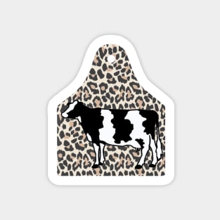 Cheetah Ear Tag - Holstein - NOT FOR RESALE WITHOUT PERMISSION Sticker